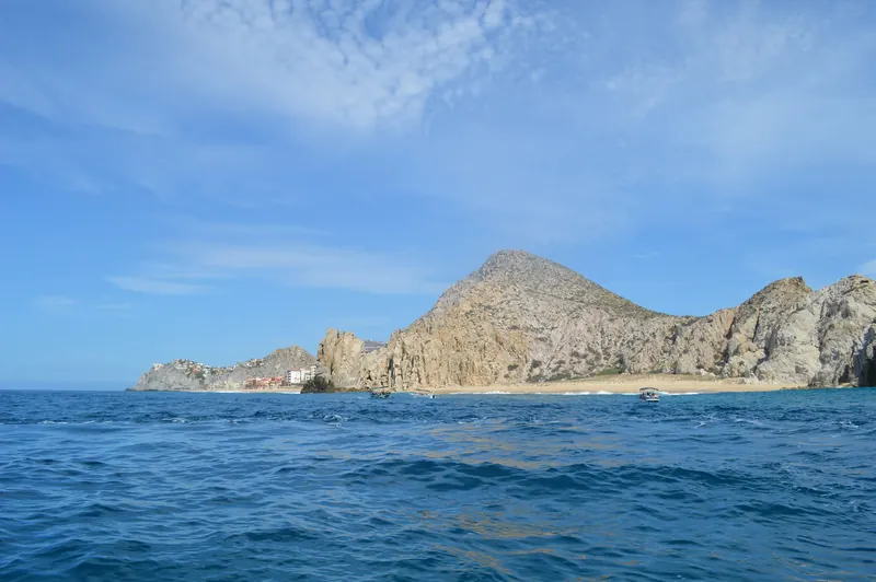 The Pacific side of Land's End seen from the sea